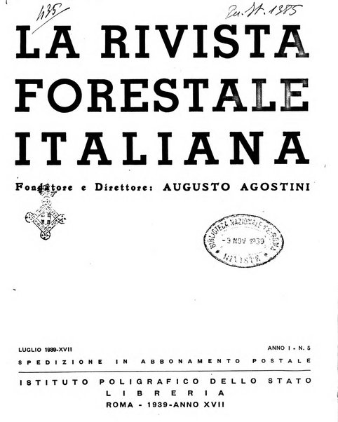 La rivista forestale italiana