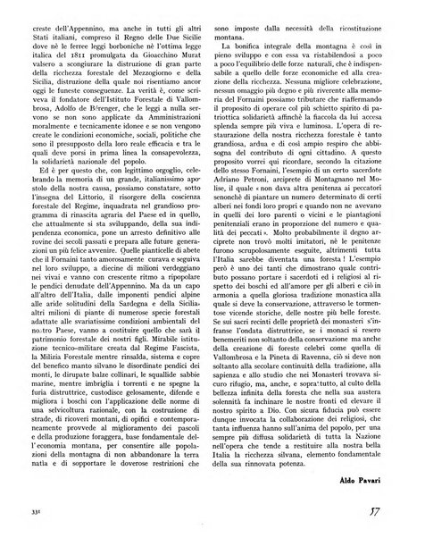 La rivista forestale italiana