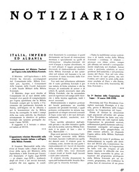 La rivista forestale italiana