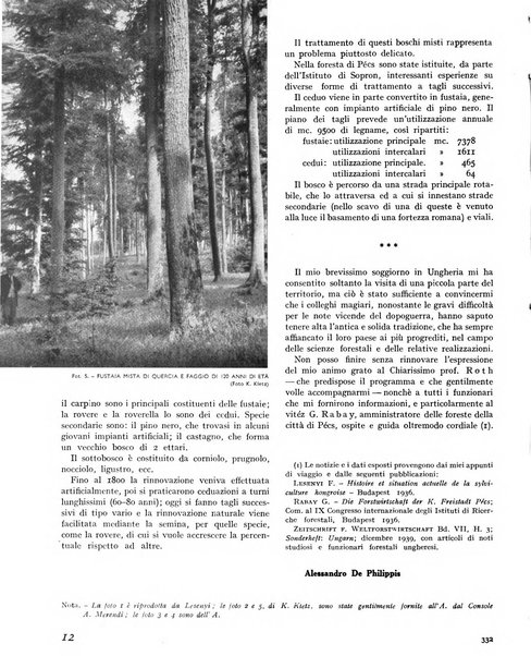 La rivista forestale italiana