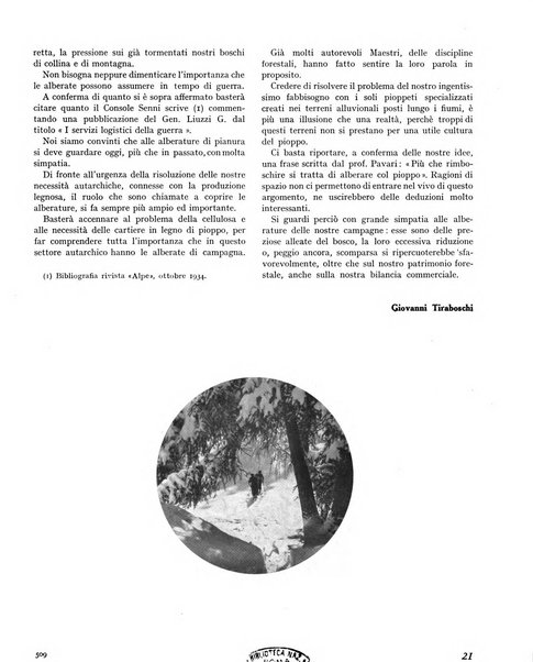 La rivista forestale italiana