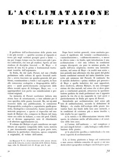 La rivista forestale italiana