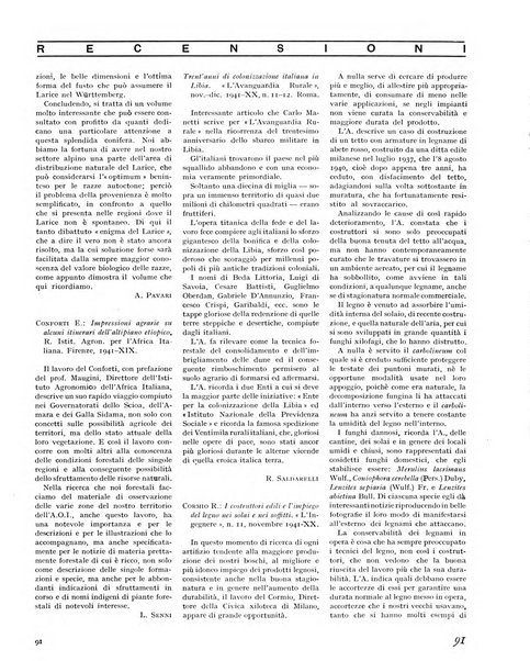 La rivista forestale italiana