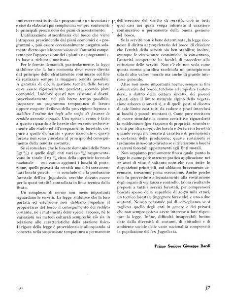 La rivista forestale italiana