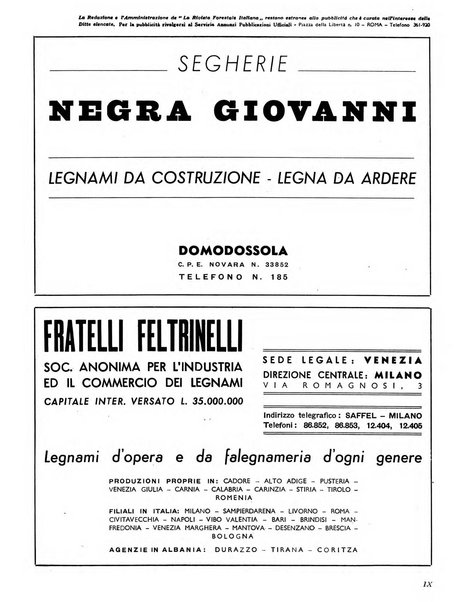 La rivista forestale italiana