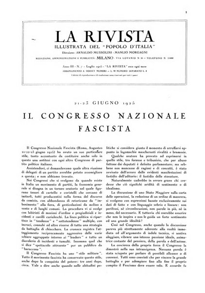 La rivista illustrata del Popolo d'Italia