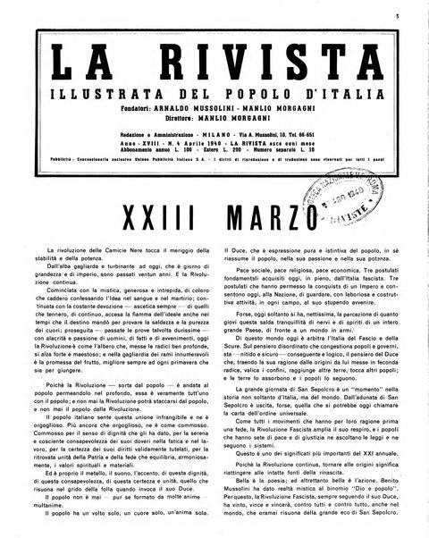 La rivista illustrata del Popolo d'Italia