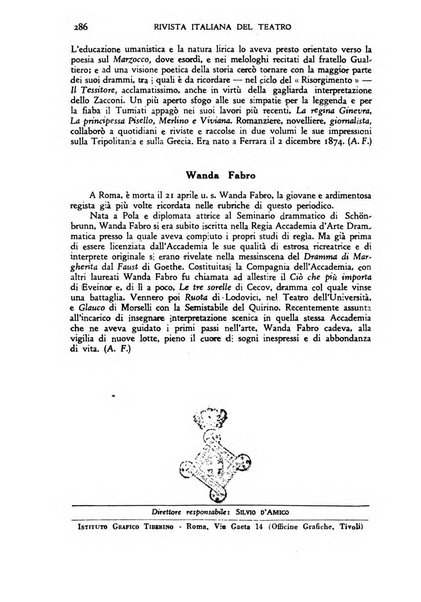 Rivista italiana del teatro