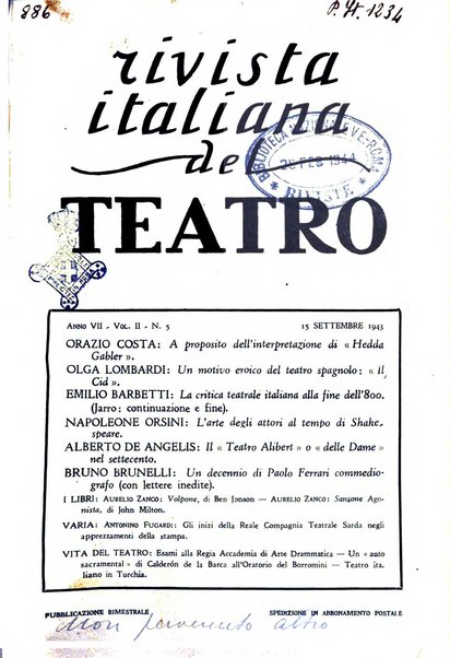 Rivista italiana del teatro