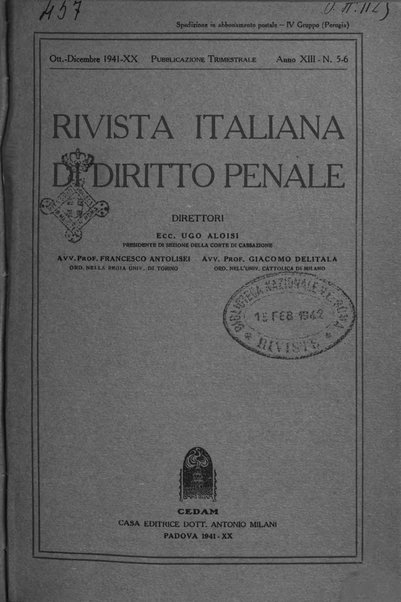 Rivista italiana di diritto penale