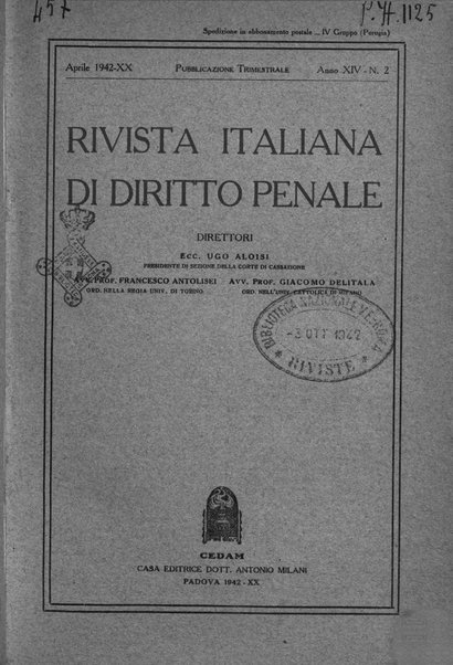 Rivista italiana di diritto penale