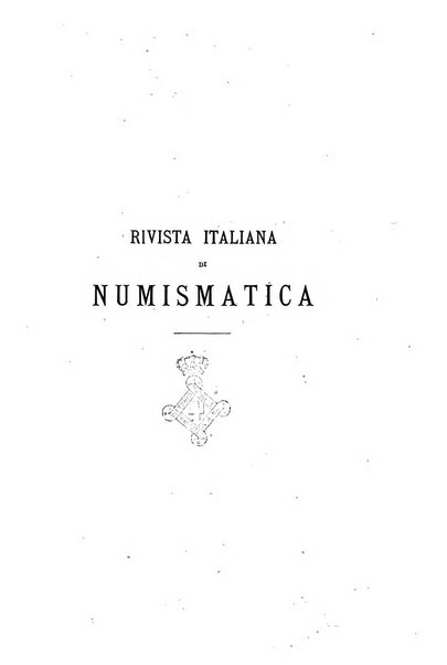 Rivista italiana di numismatica