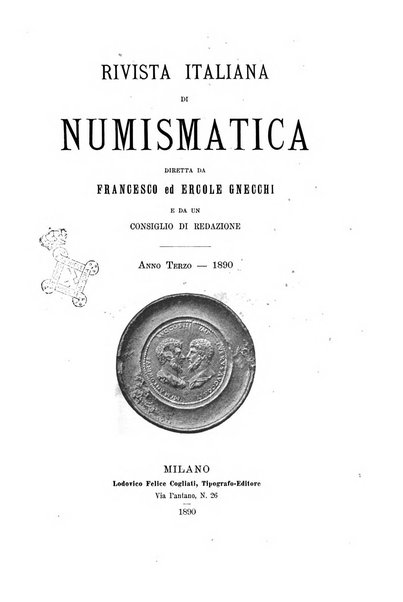 Rivista italiana di numismatica