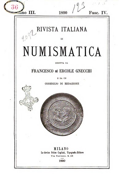 Rivista italiana di numismatica