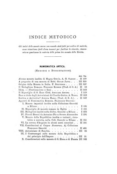 Rivista italiana di numismatica