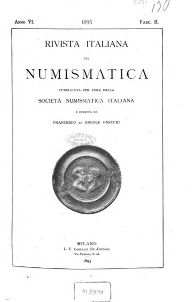 Rivista italiana di numismatica