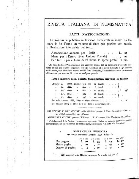 Rivista italiana di numismatica