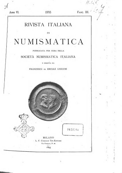 Rivista italiana di numismatica