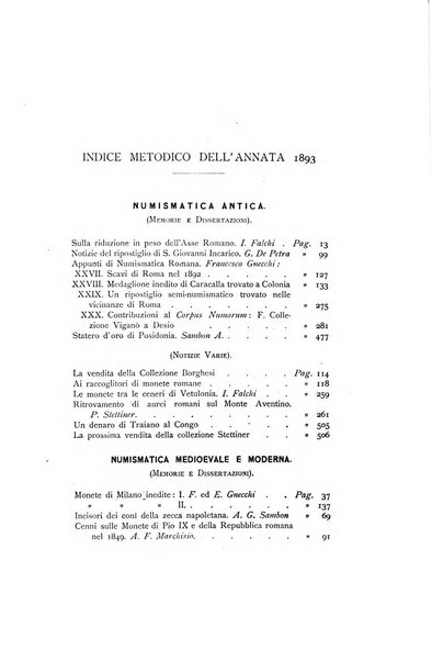 Rivista italiana di numismatica