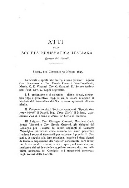 Rivista italiana di numismatica