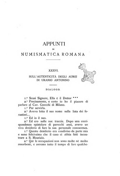 Rivista italiana di numismatica