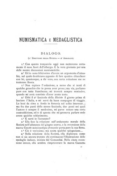 Rivista italiana di numismatica