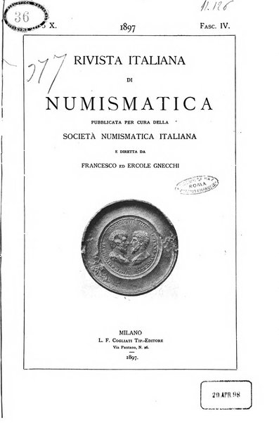 Rivista italiana di numismatica