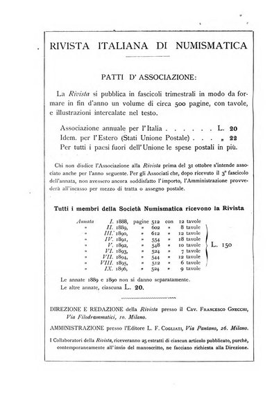 Rivista italiana di numismatica