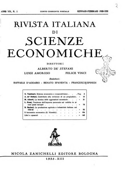 Rivista italiana di scienze economiche