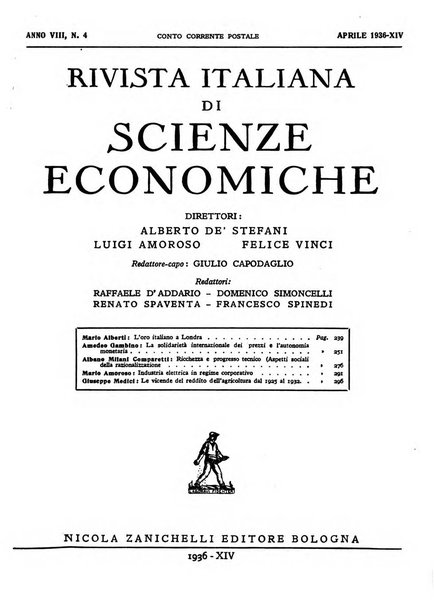 Rivista italiana di scienze economiche