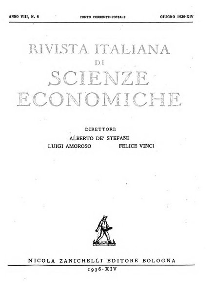 Rivista italiana di scienze economiche