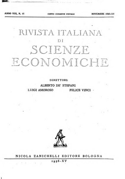 Rivista italiana di scienze economiche