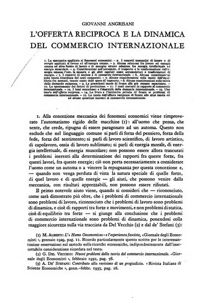 Rivista italiana di scienze economiche