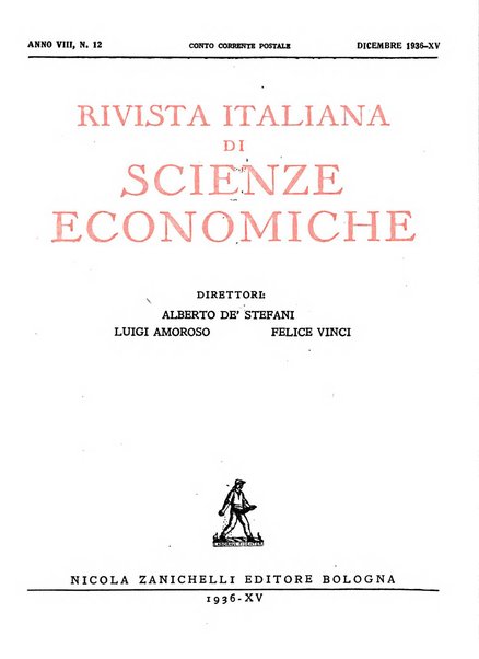 Rivista italiana di scienze economiche