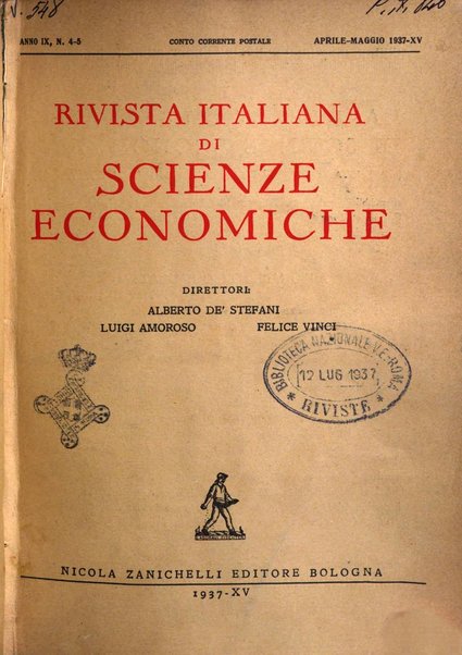 Rivista italiana di scienze economiche