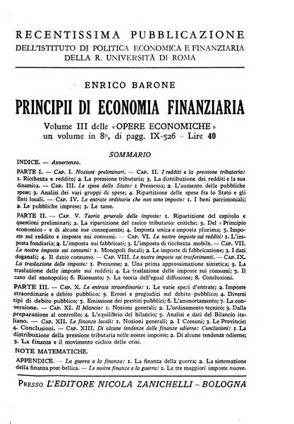 Rivista italiana di scienze economiche