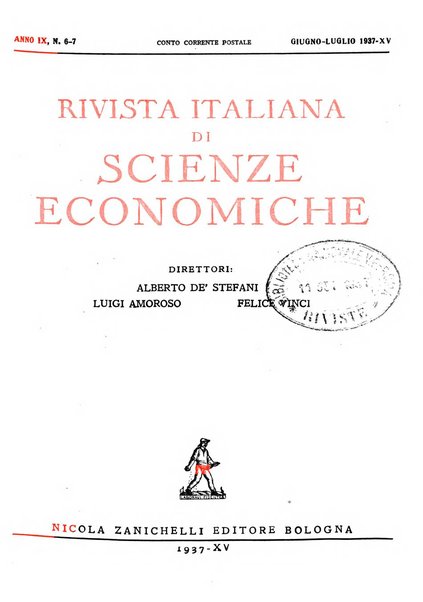 Rivista italiana di scienze economiche