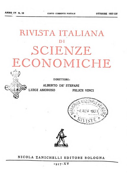 Rivista italiana di scienze economiche