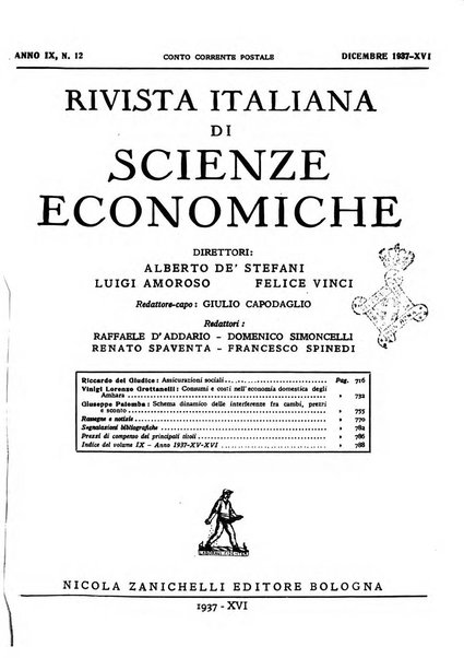 Rivista italiana di scienze economiche