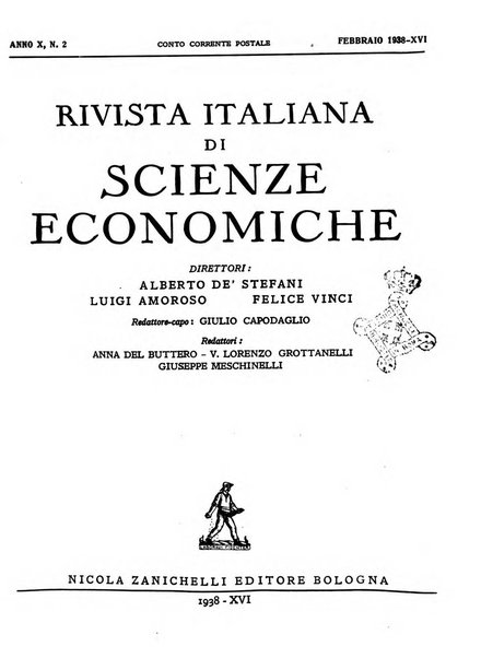 Rivista italiana di scienze economiche