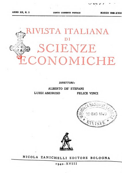 Rivista italiana di scienze economiche