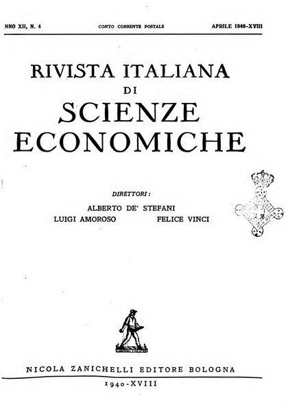 Rivista italiana di scienze economiche