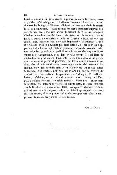 Rivista italiana di scienze, lettere ed arti