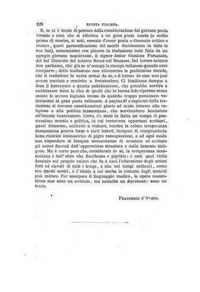 Rivista italiana di scienze, lettere ed arti