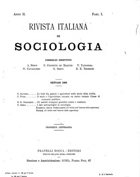 Rivista italiana di sociologia