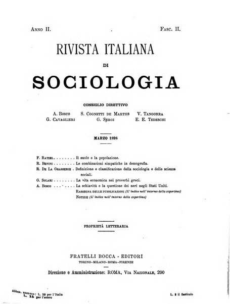 Rivista italiana di sociologia