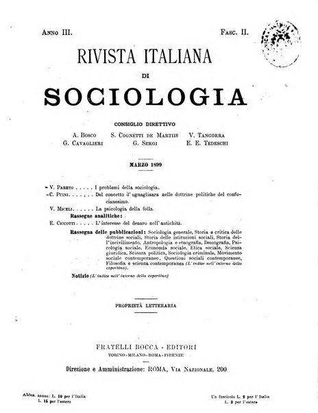 Rivista italiana di sociologia