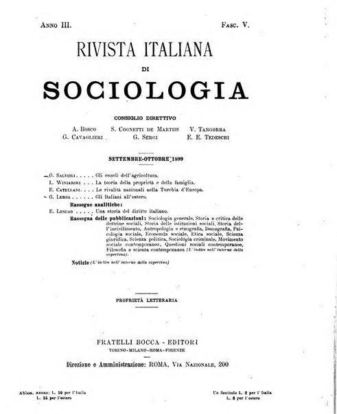 Rivista italiana di sociologia