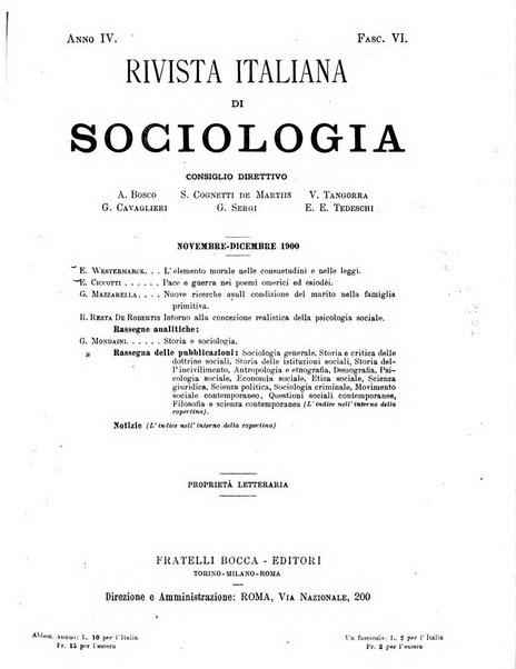 Rivista italiana di sociologia