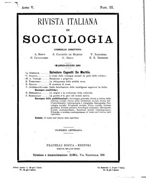 Rivista italiana di sociologia